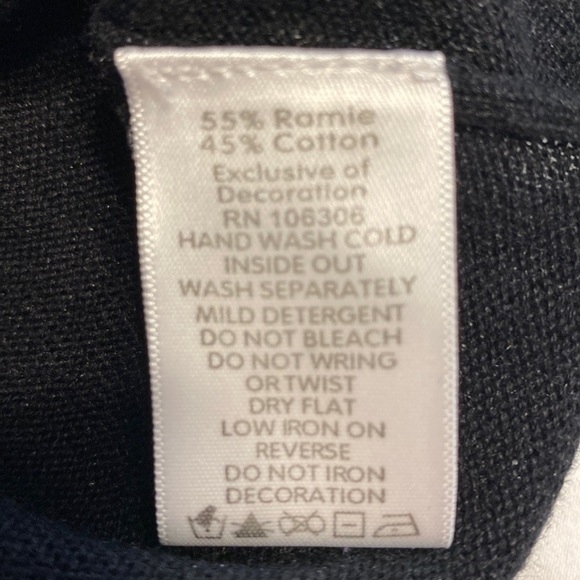 Quacker Factory Holiday V-Neck Sweater Multicolored Sequin Trees Size Medium - Picture 4 of 6